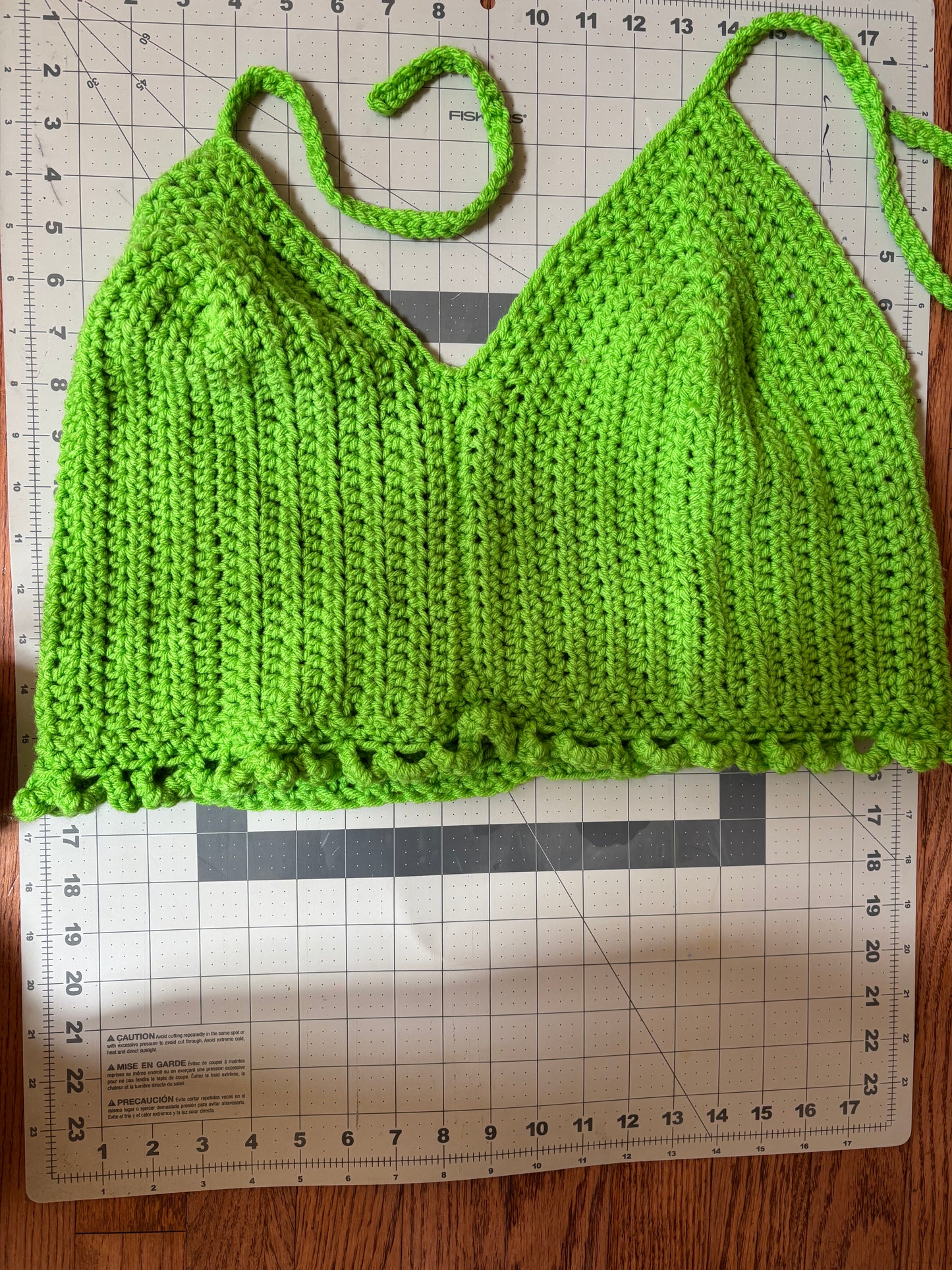 Neon Green Crop