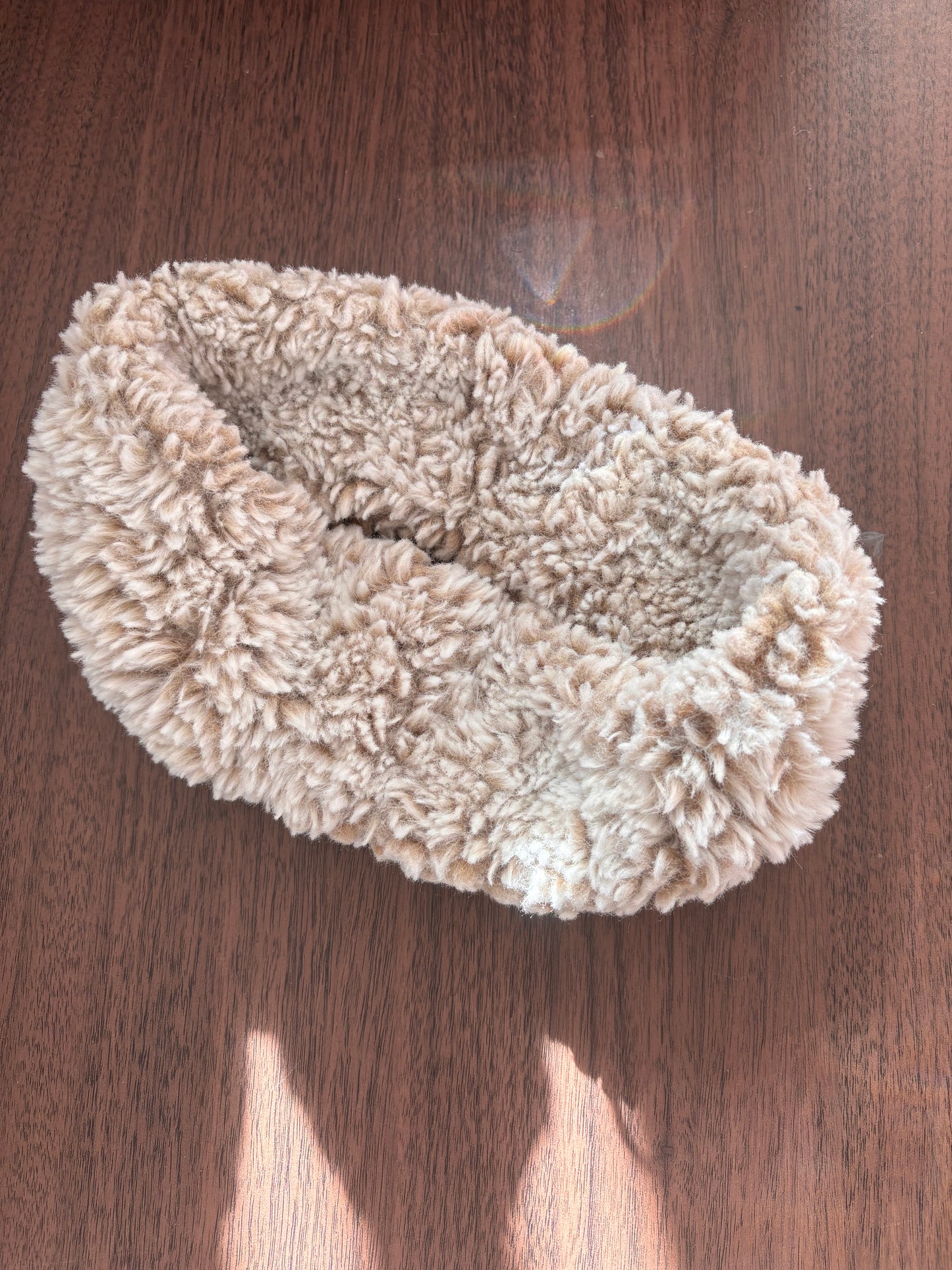 Furry Taupe Headband