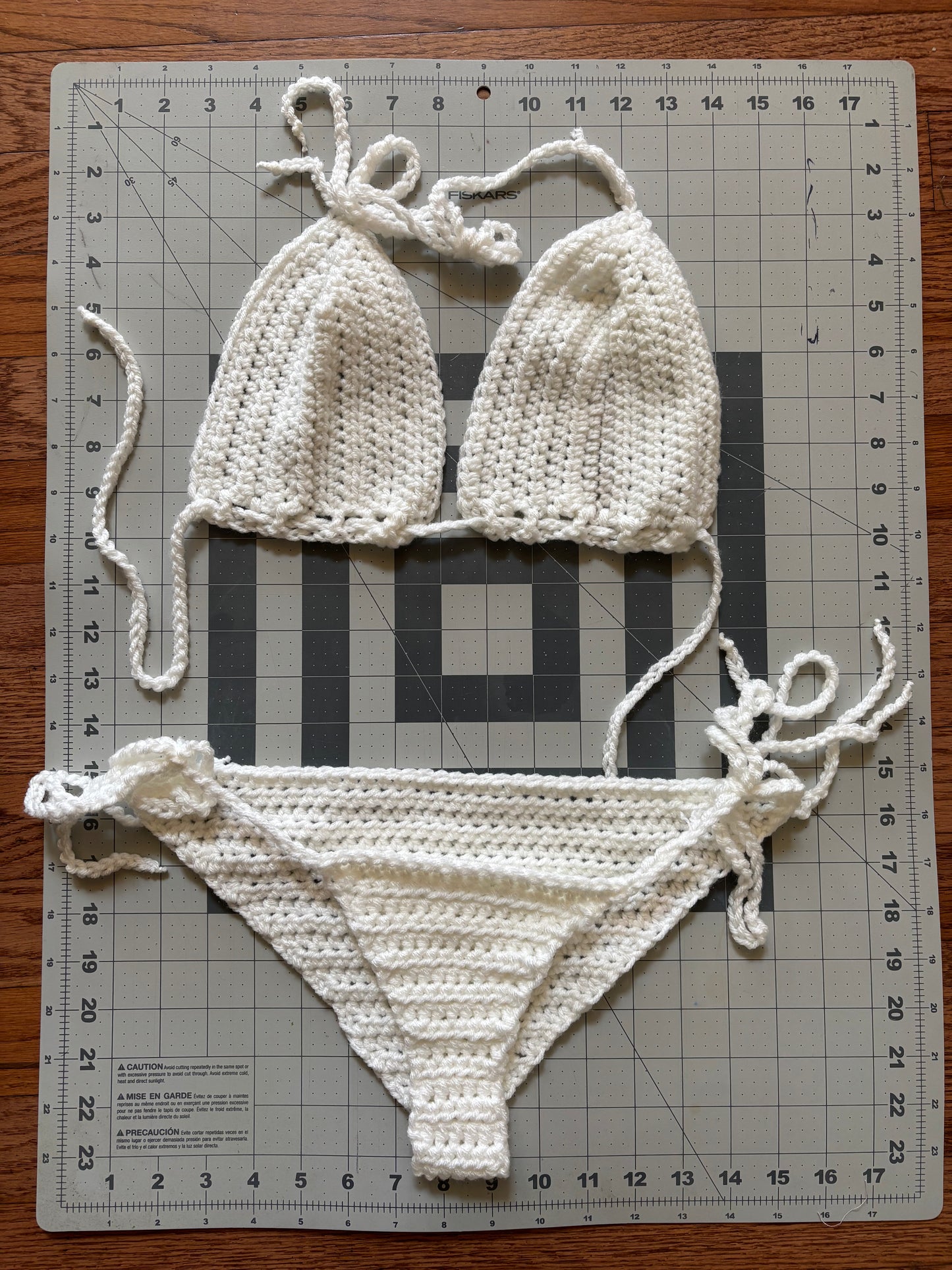 All white 2 piece
