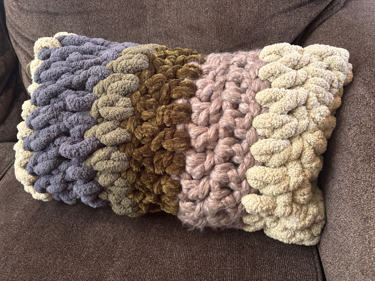 Chic Fluffy throw pillow