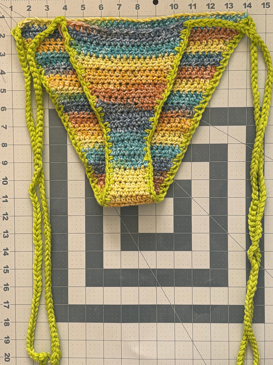 Multi color bikini bottom