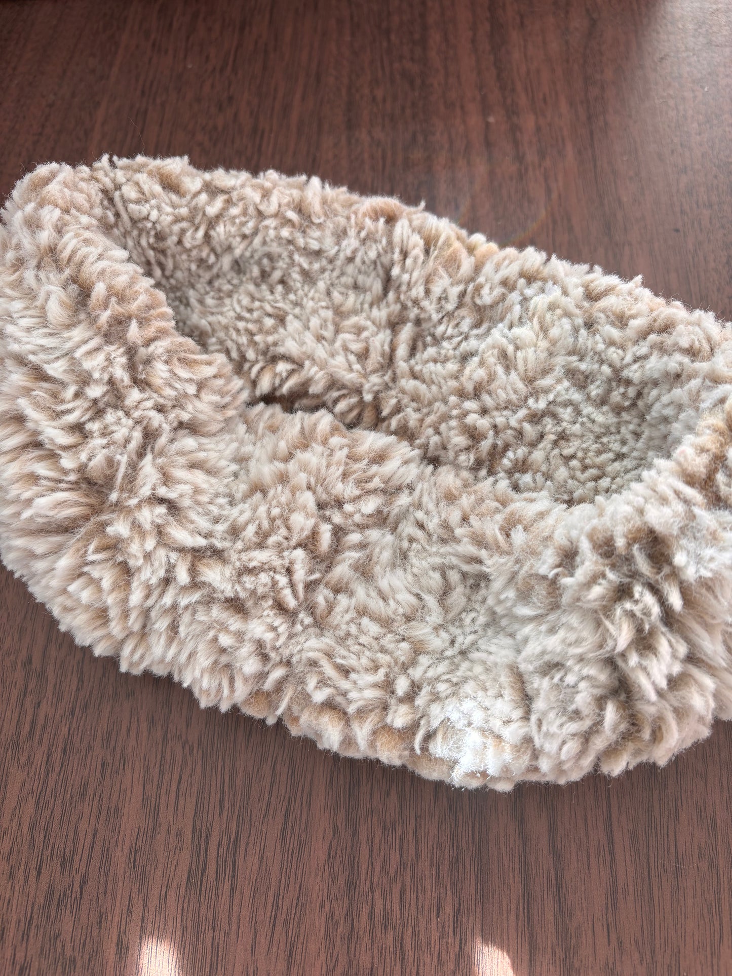 Furry Taupe Headband