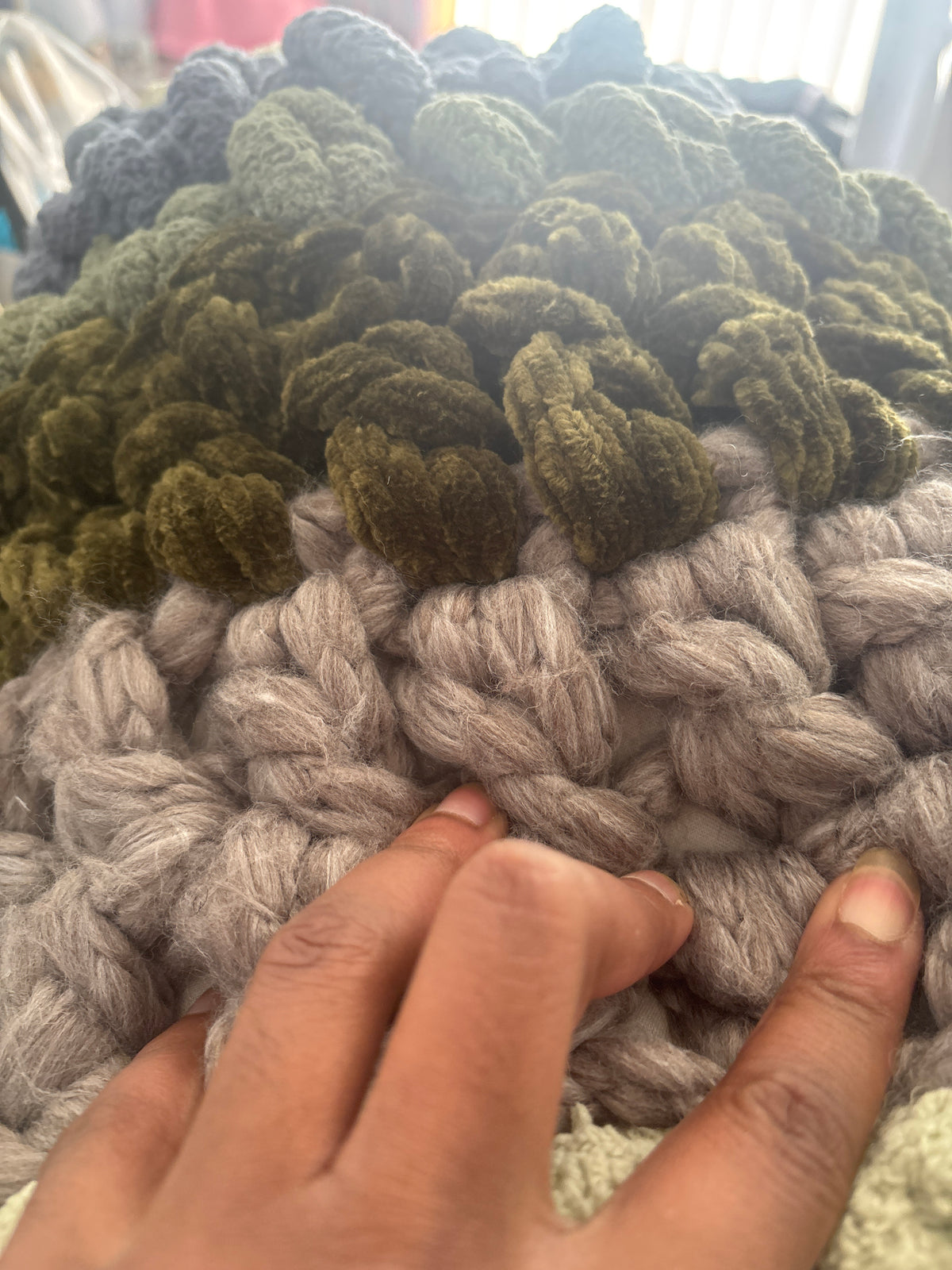 Chic Fluffy throw pillow